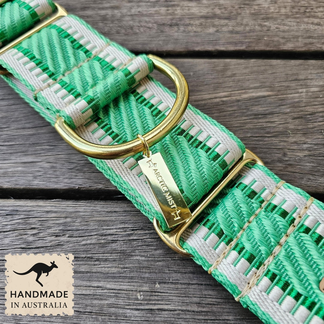 Emerald Green St Tropez Martingale Collar