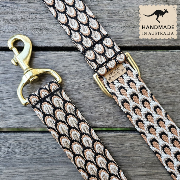 mocha mousse chocolate brown dog lead leash collar