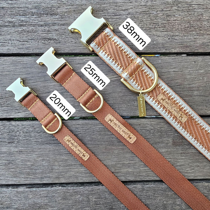 Caramel Latte Adventure Buckle Collar