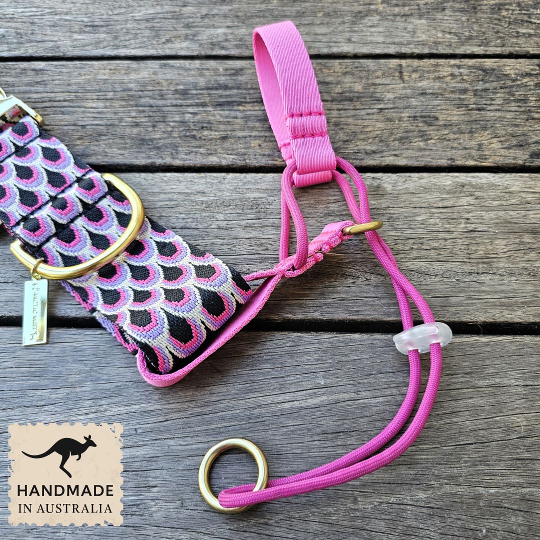 Berry Pink Adventure Head Halter Attachment