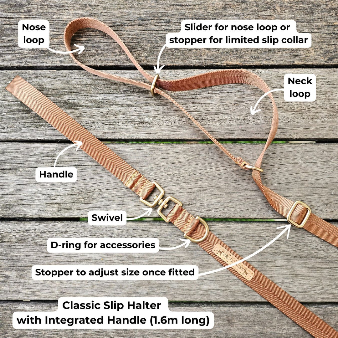 Berry Pink Adventure Slip Halter