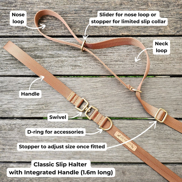 Berry Pink Adventure Slip Halter
