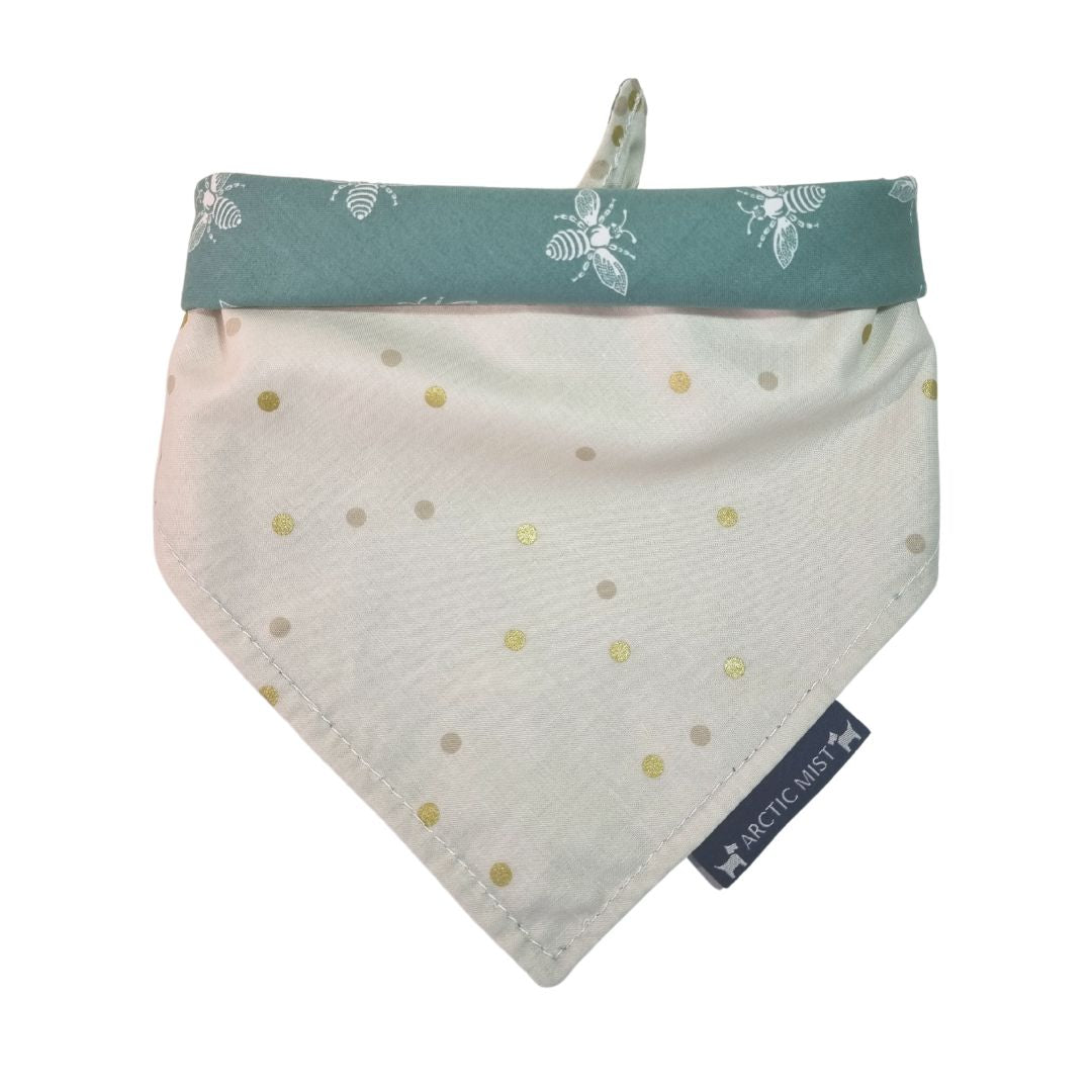 Green Bees Reversible Tie Up Bandana