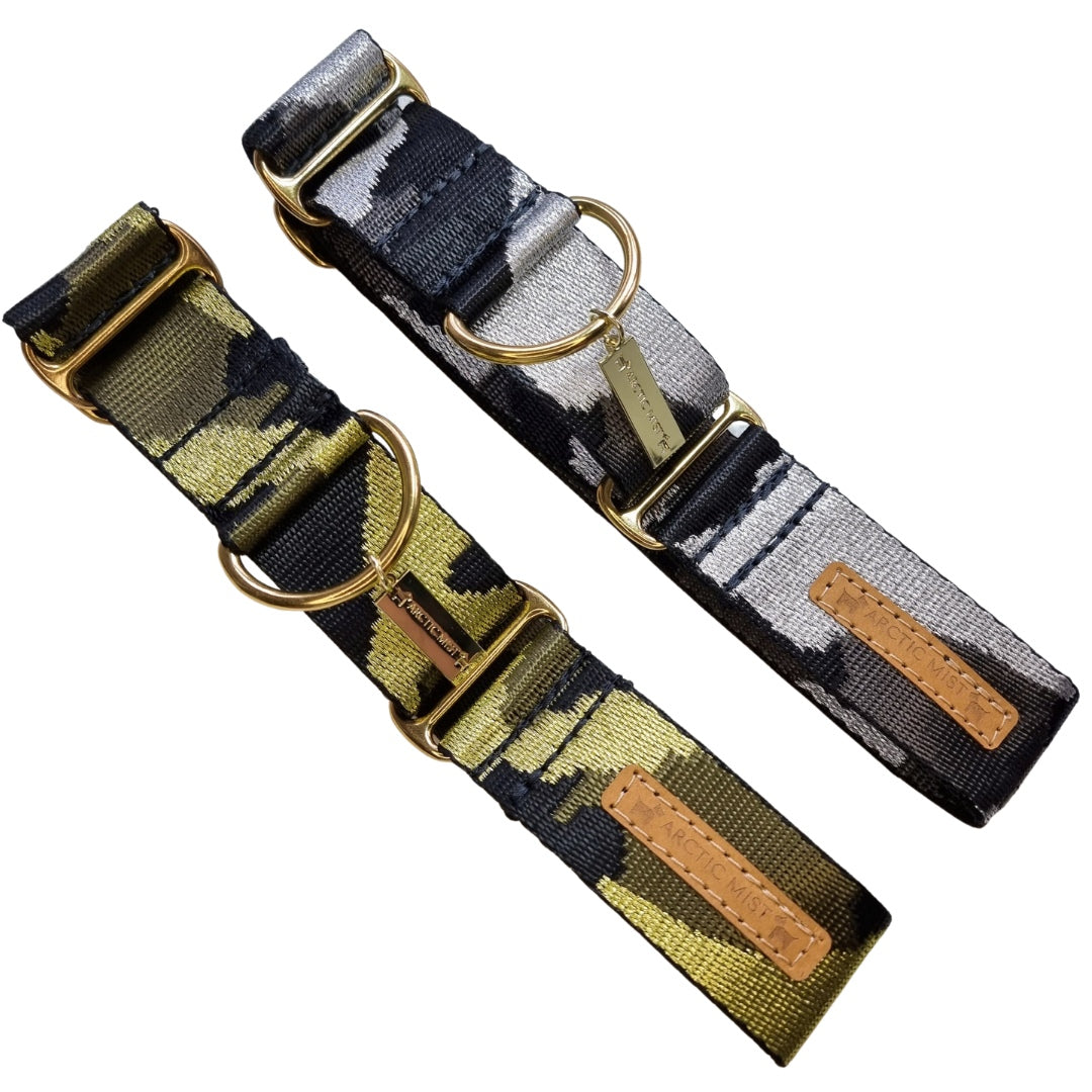 Glam Camo Martingale Collar