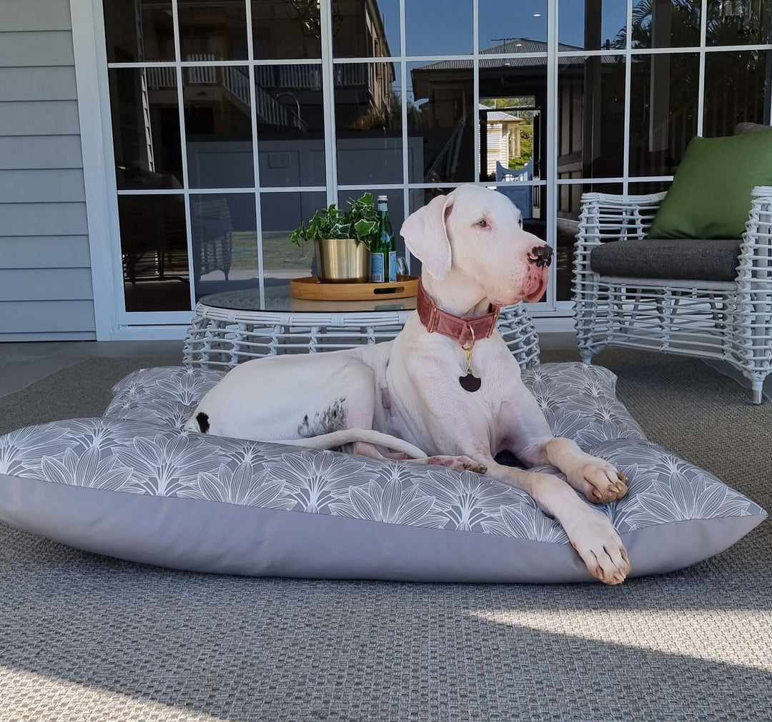 Palm Grey Outdoor Bed- Medium