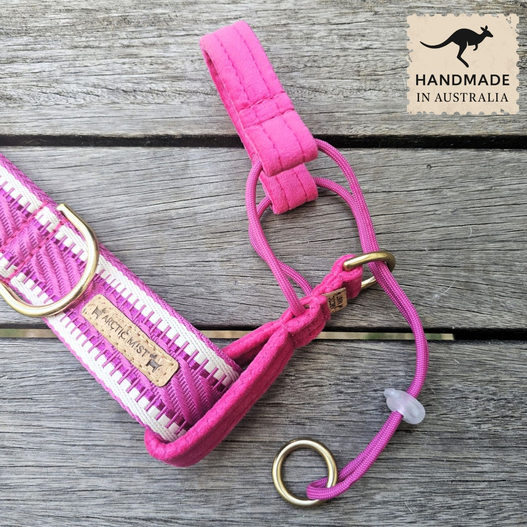 Hot Pink Luxury Velvet Head Halter Attachment