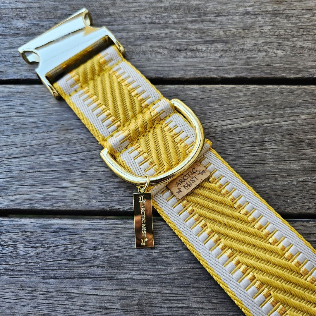 Bumblebee Yellow St Tropez Buckle Collar