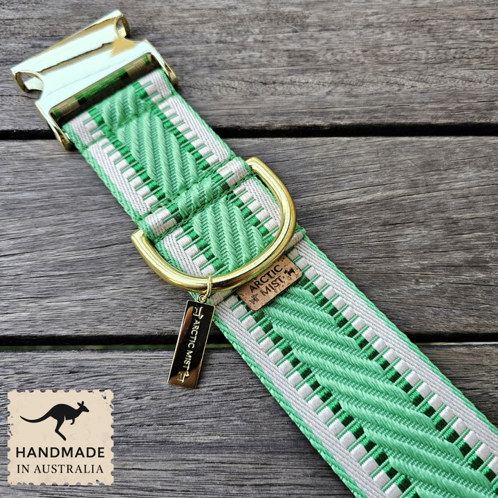 Emerald Green St Tropez Buckle Collar