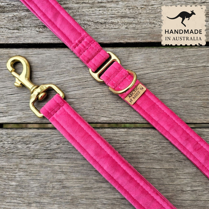 Hot Pink Luxury Velvet Lead