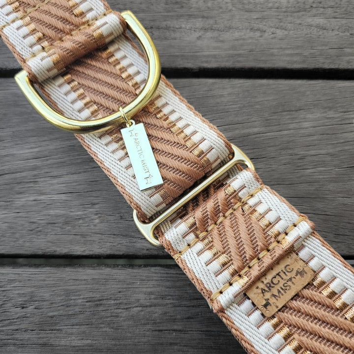 Caramel Latte St Tropez Martingale Collar