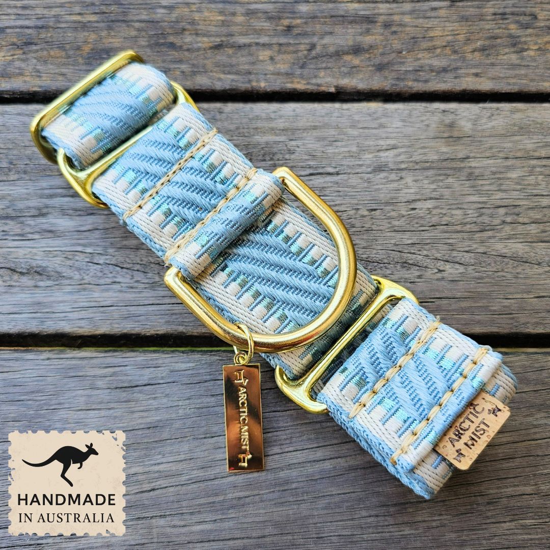 Sky Blue St Tropez Martingale Collar