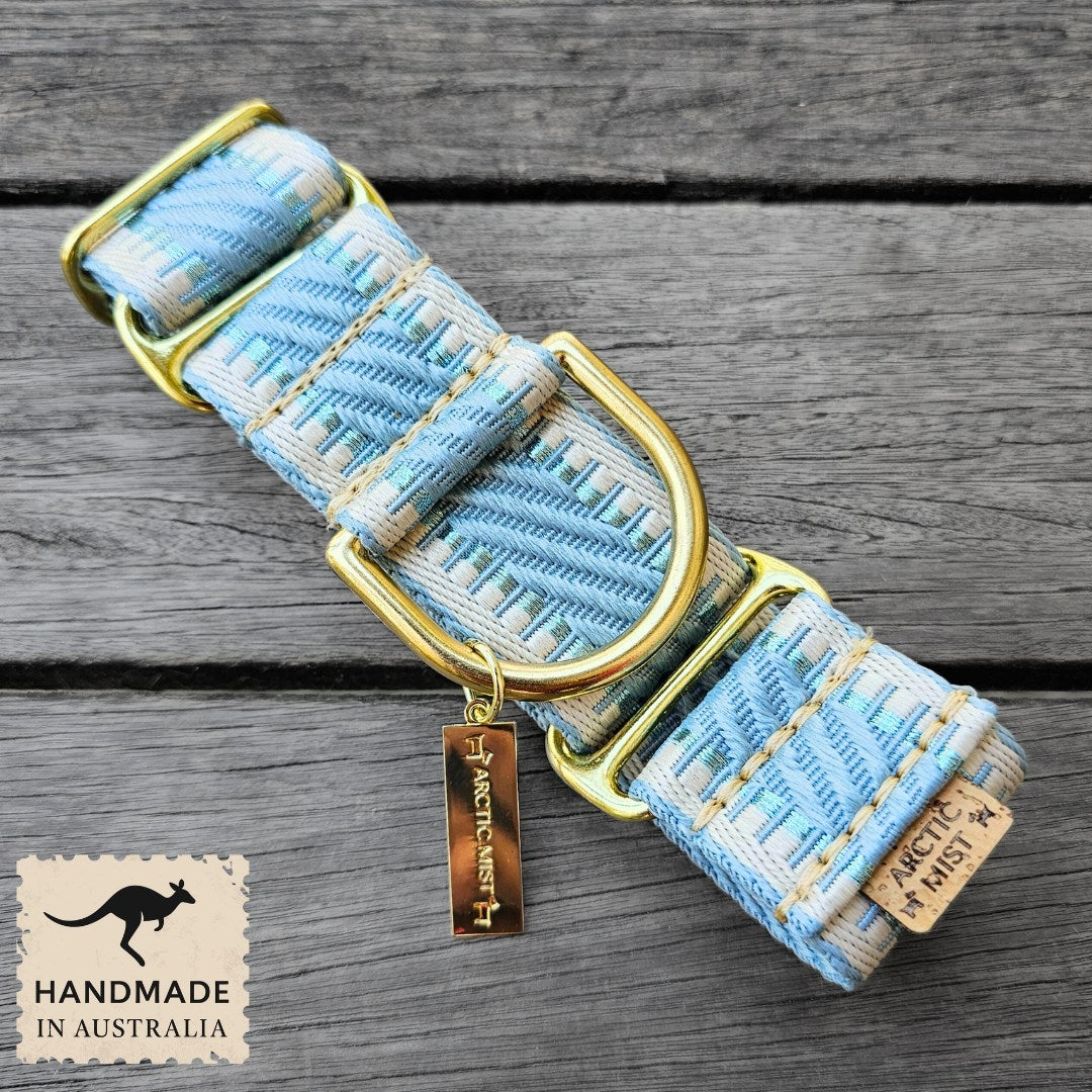 Sky Blue St Tropez Martingale Collar