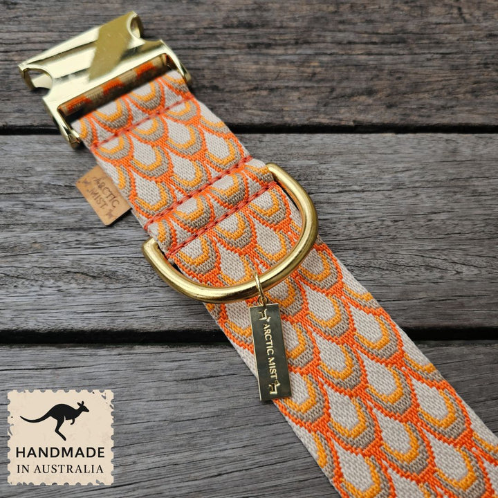 Tangerine Sunset Monte Carlo Buckle Collar