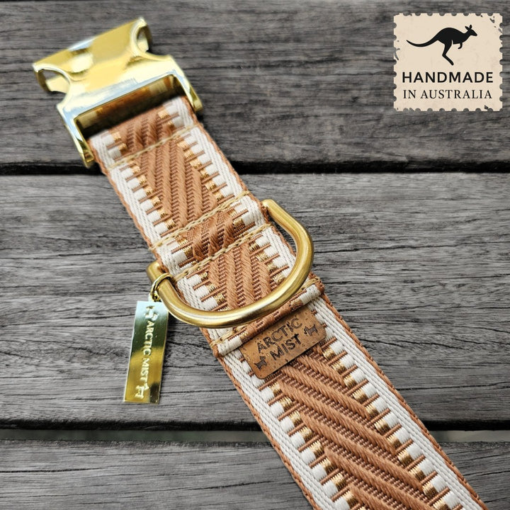 Caramel Latte St Tropez Buckle Collar