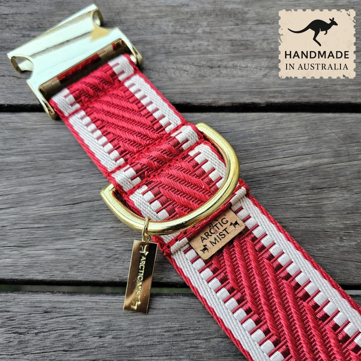 Red St Tropez Buckle Collar
