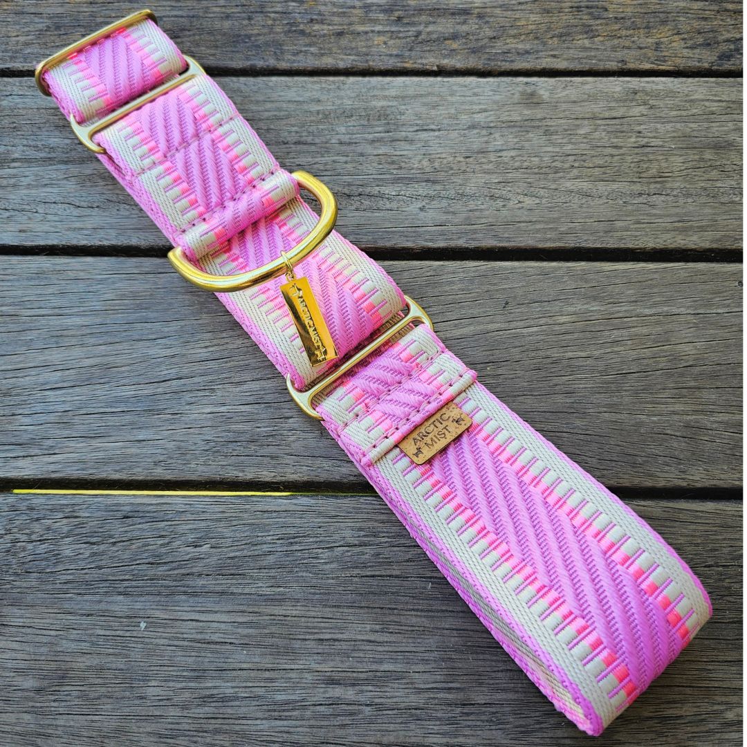 Candy Pink St Tropez Martingale Collar