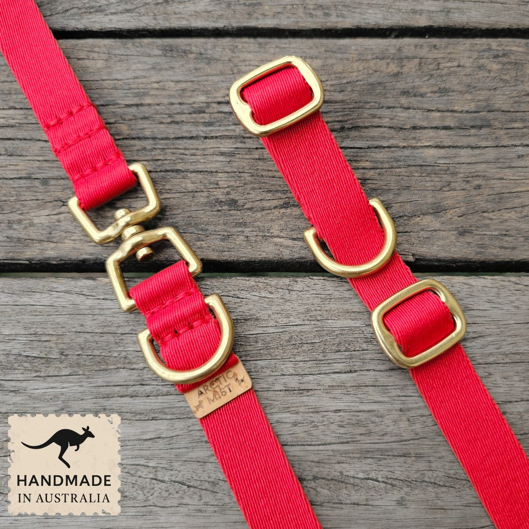 Red Blue Adventure Slip Halter