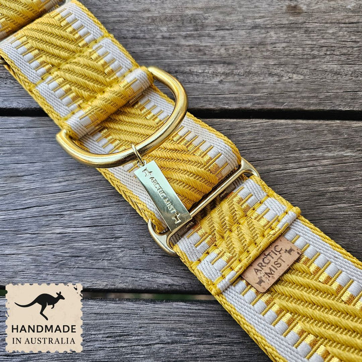Bumblebee Yellow St Tropez Martingale Collar