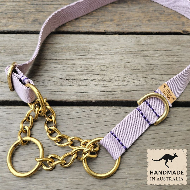 Lavender Adventure Chain Martingale Collar