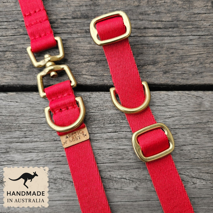 Red Blue Adventure Slip Halter