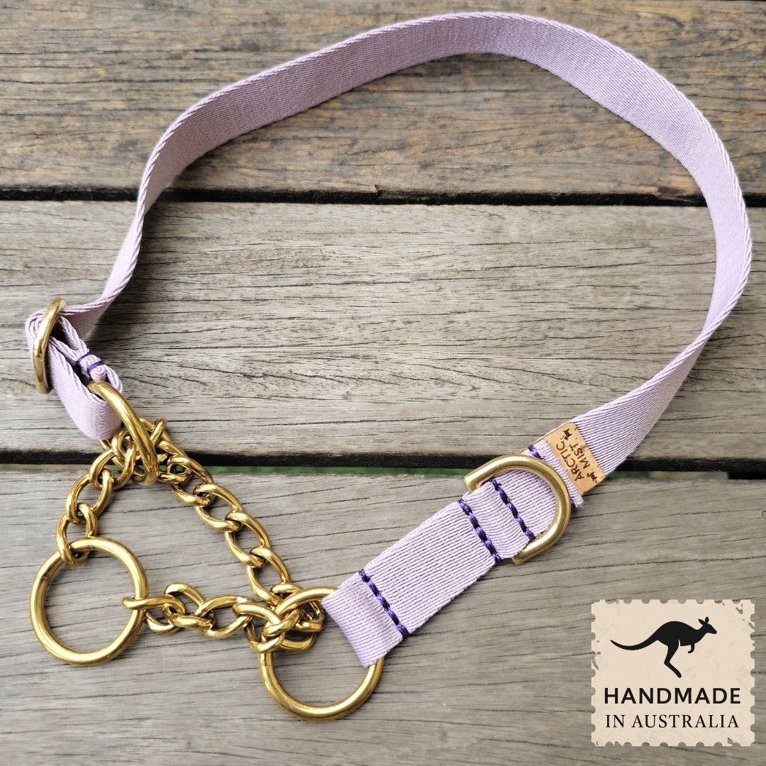 Lavender Adventure Chain Martingale Collar