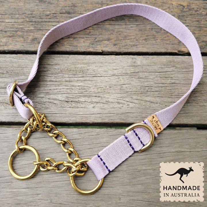 Lavender Adventure Chain Martingale Collar
