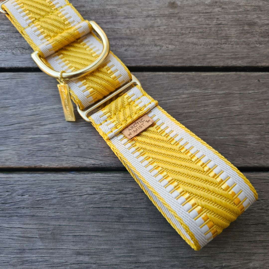 Bumblebee Yellow St Tropez Martingale Collar