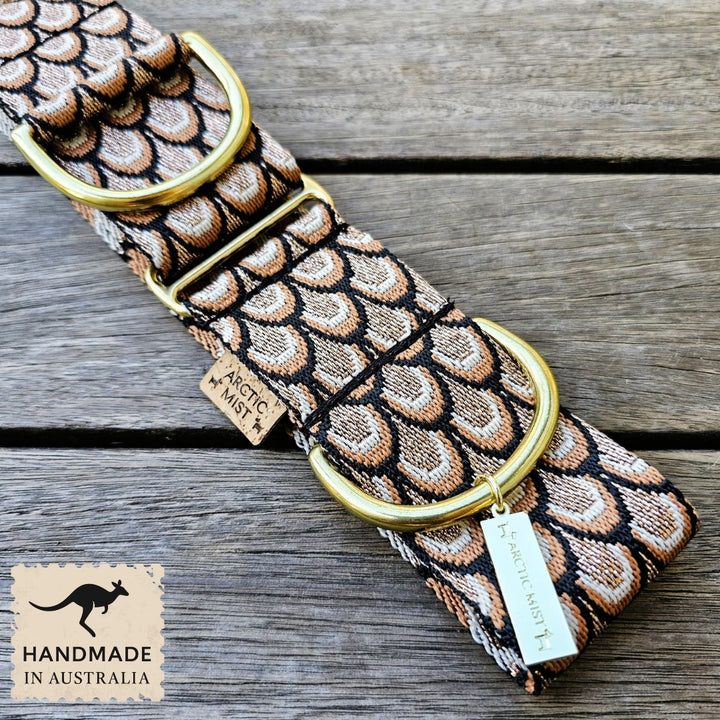 mocha mousse chocolate brown dog martingale collar slip collar