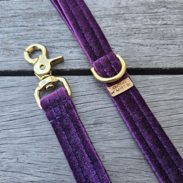 Midnight Plum Luxury Velvet Lead