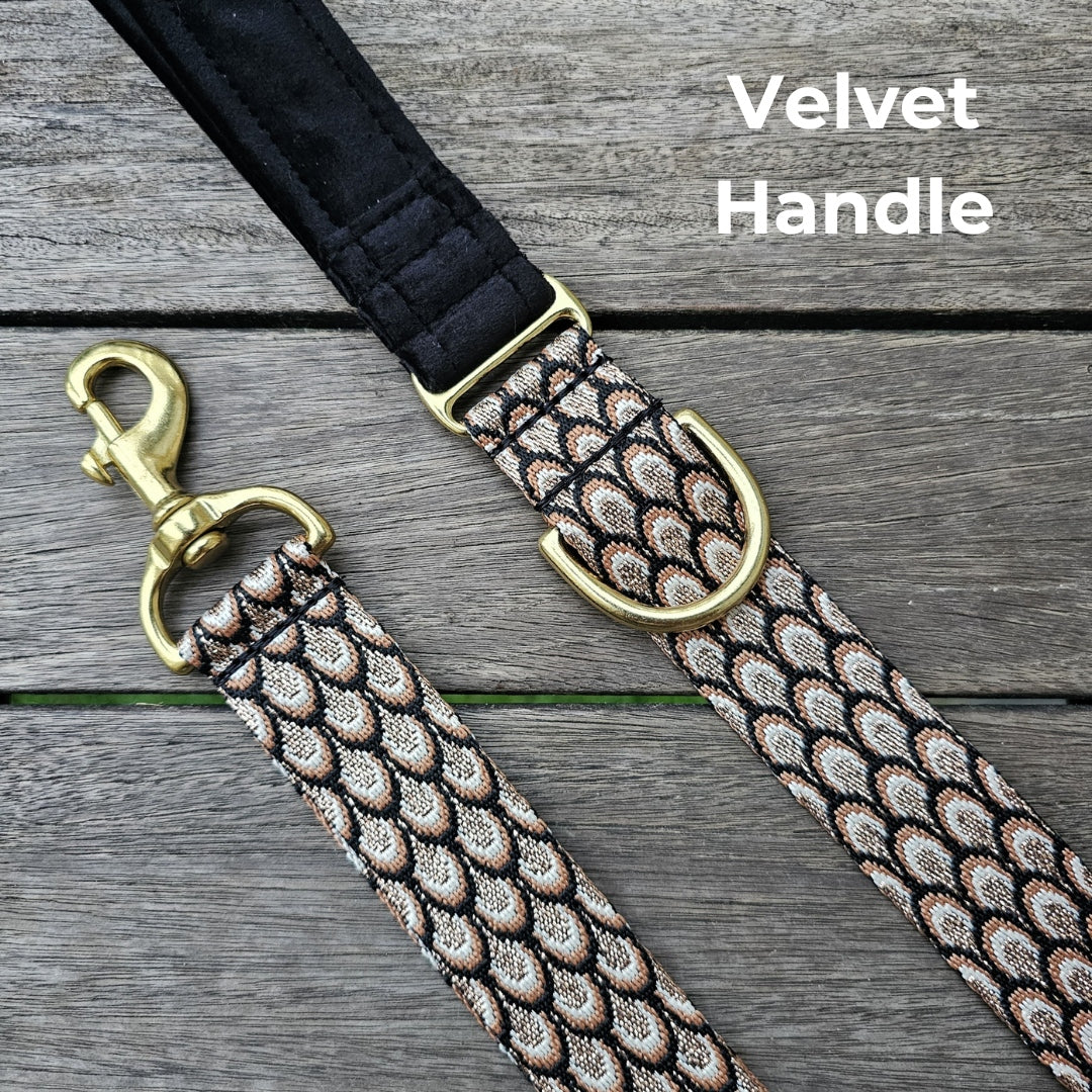 mocha mousse chocolate brown dog lead leash collar