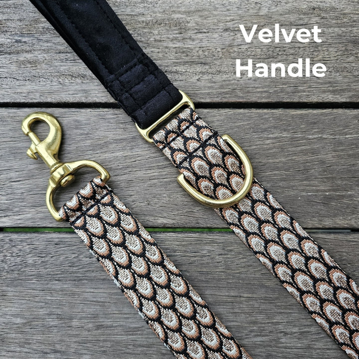 mocha mousse chocolate brown dog lead leash collar