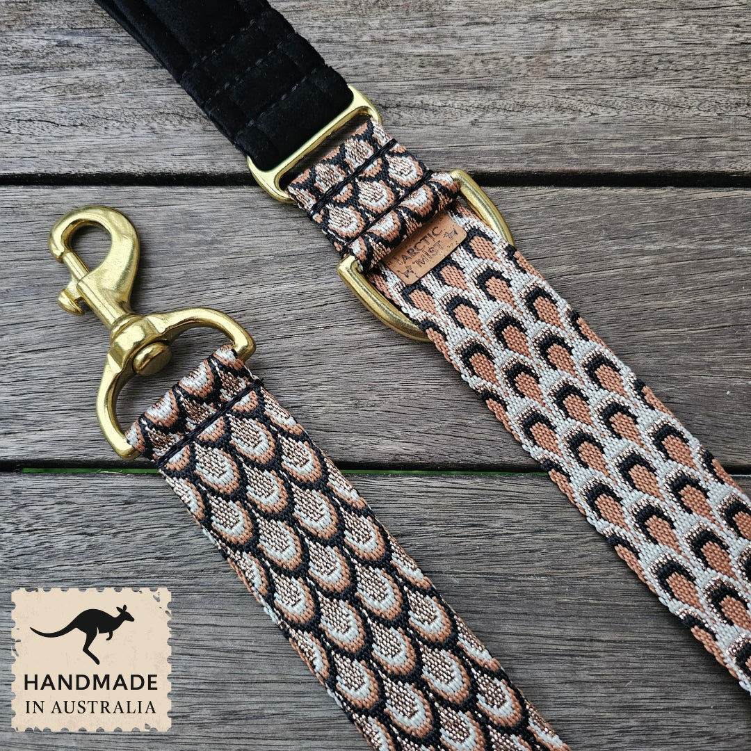 mocha mousse chocolate brown dog lead leash collar
