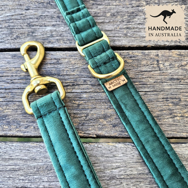 Forest Green Luxury Velvet Lead