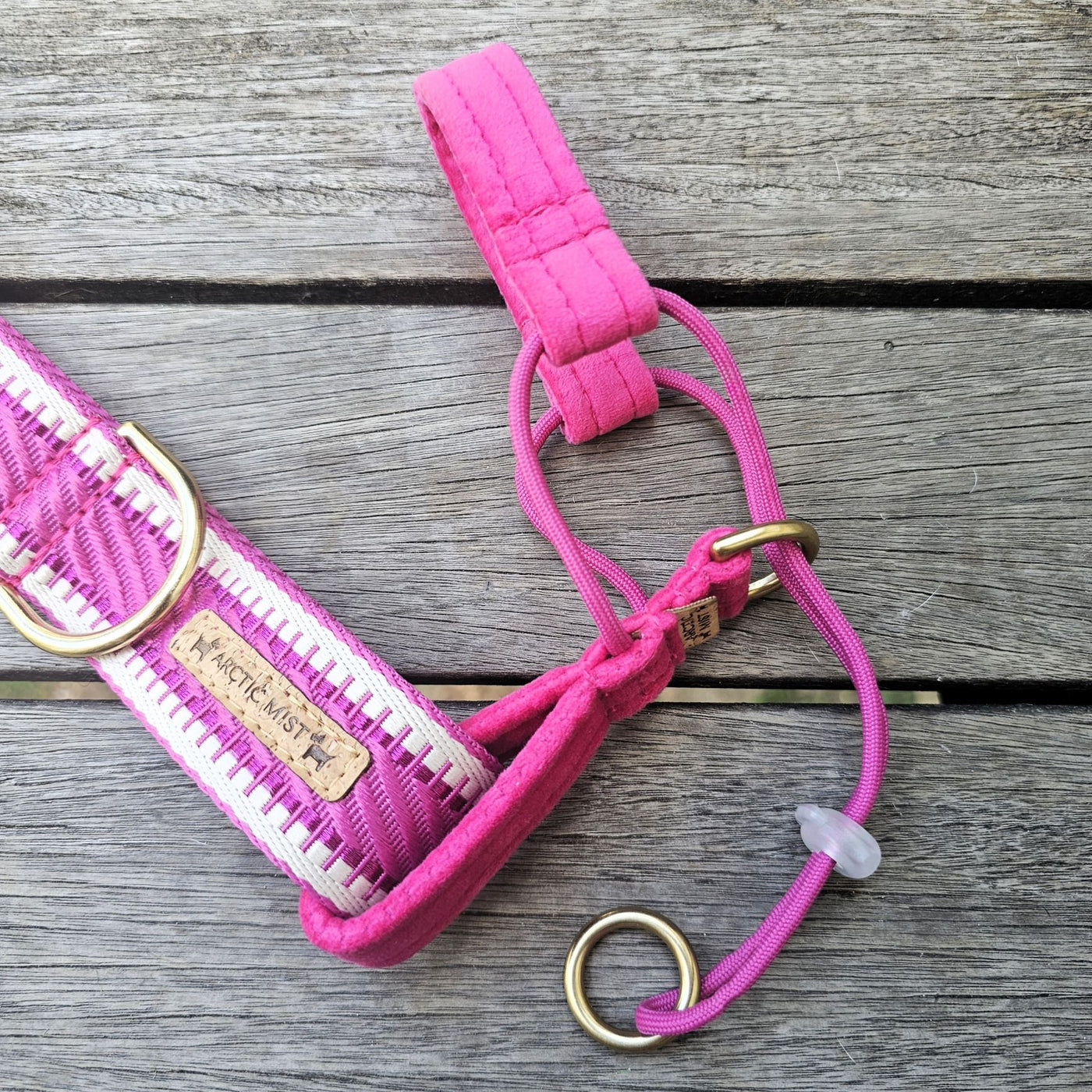 Hot Pink Luxury Velvet Head Halter Attachment