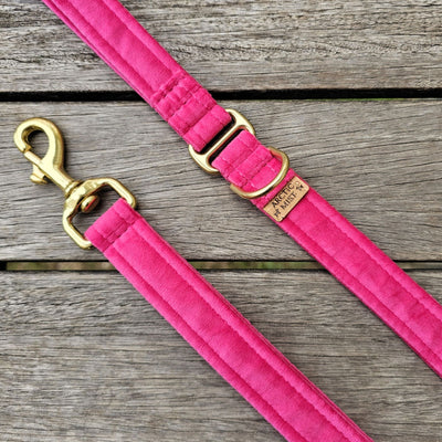 Hot Pink Luxury Velvet Lead