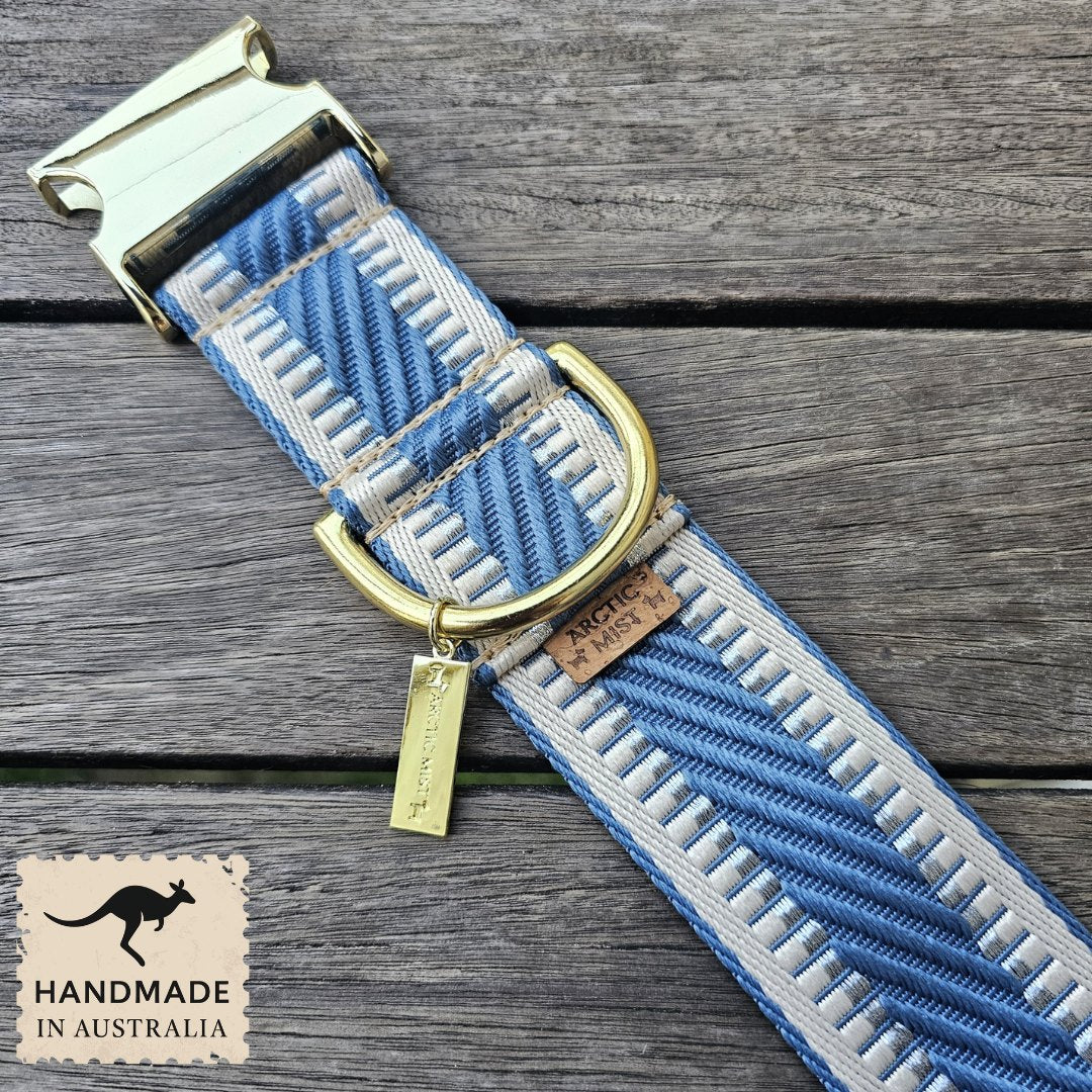 Storm Blue St Tropez Buckle Collar