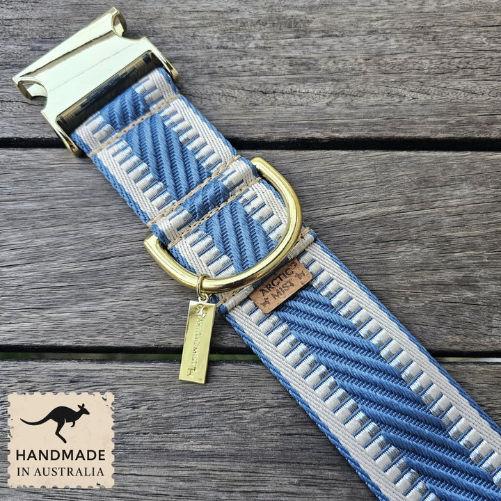 Storm Blue St Tropez Buckle Collar