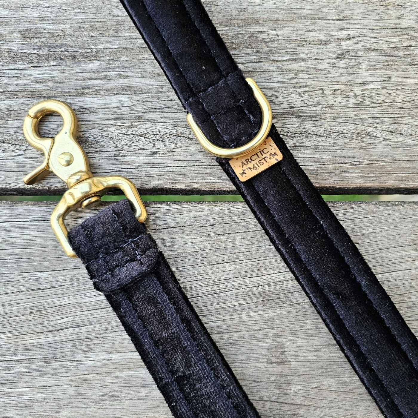 black velvet luxury dog lead leash hands free leash