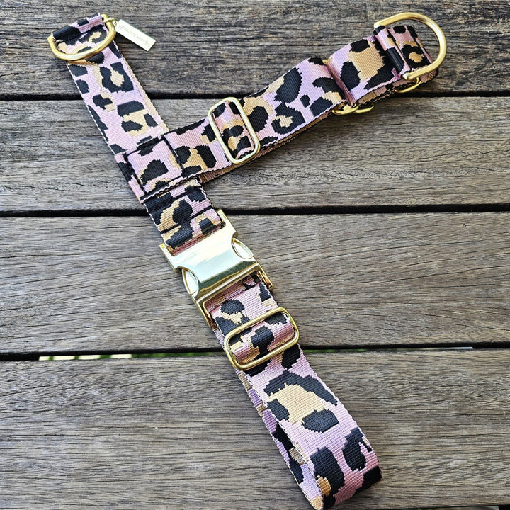 Blush Leopard Harness