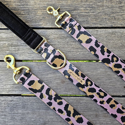 Blush Leopard Statement Lead