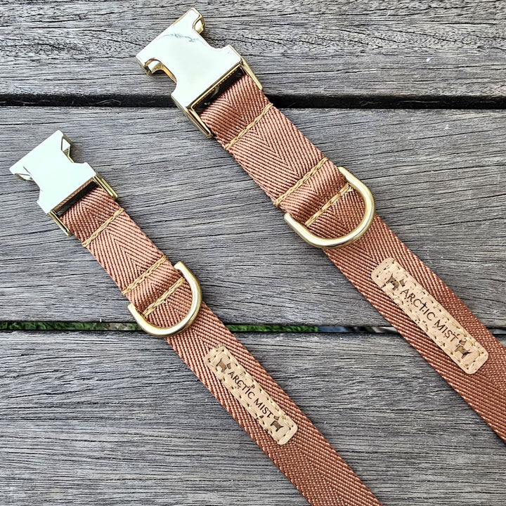 Caramel Latte Adventure Buckle Collar