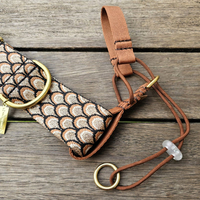 mocha mousse chocolate brown dog training head halter halti attachment