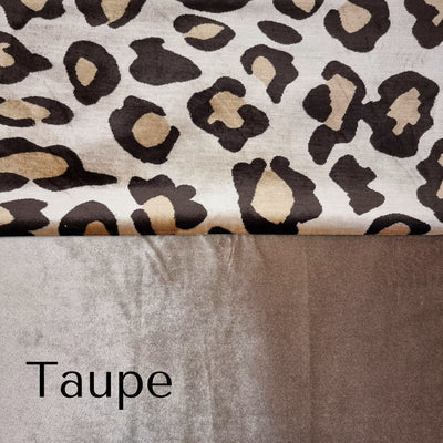 Luxe Leopard Velvet Bed