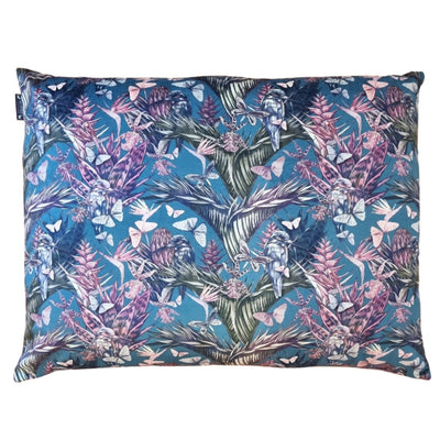 Tropical Lilac Velvet Bed- Medium