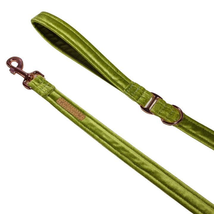 Lime Green Velvet Lead