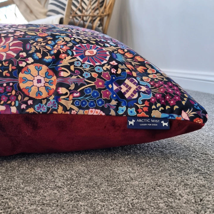 Rose (Pink) Turkish Velvet Bed- Medium